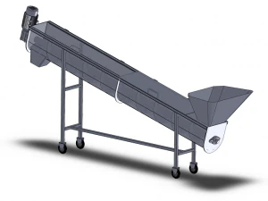 food machinery - screw conveyor 3D Model