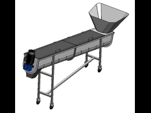 food machinery - screw conveyor 3D Model