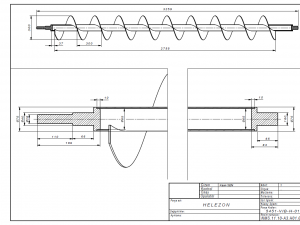 food machinery - screw conveyor 3D 모델