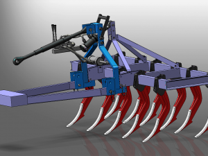 tractor anchor hydraulic system Modelo 3D