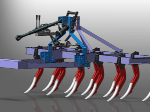 tractor anchor hydraulic system Modelo 3D