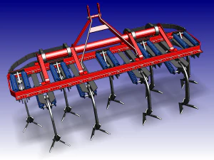 cultivador Modelo 3D