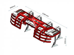 cultivador Modelo 3D