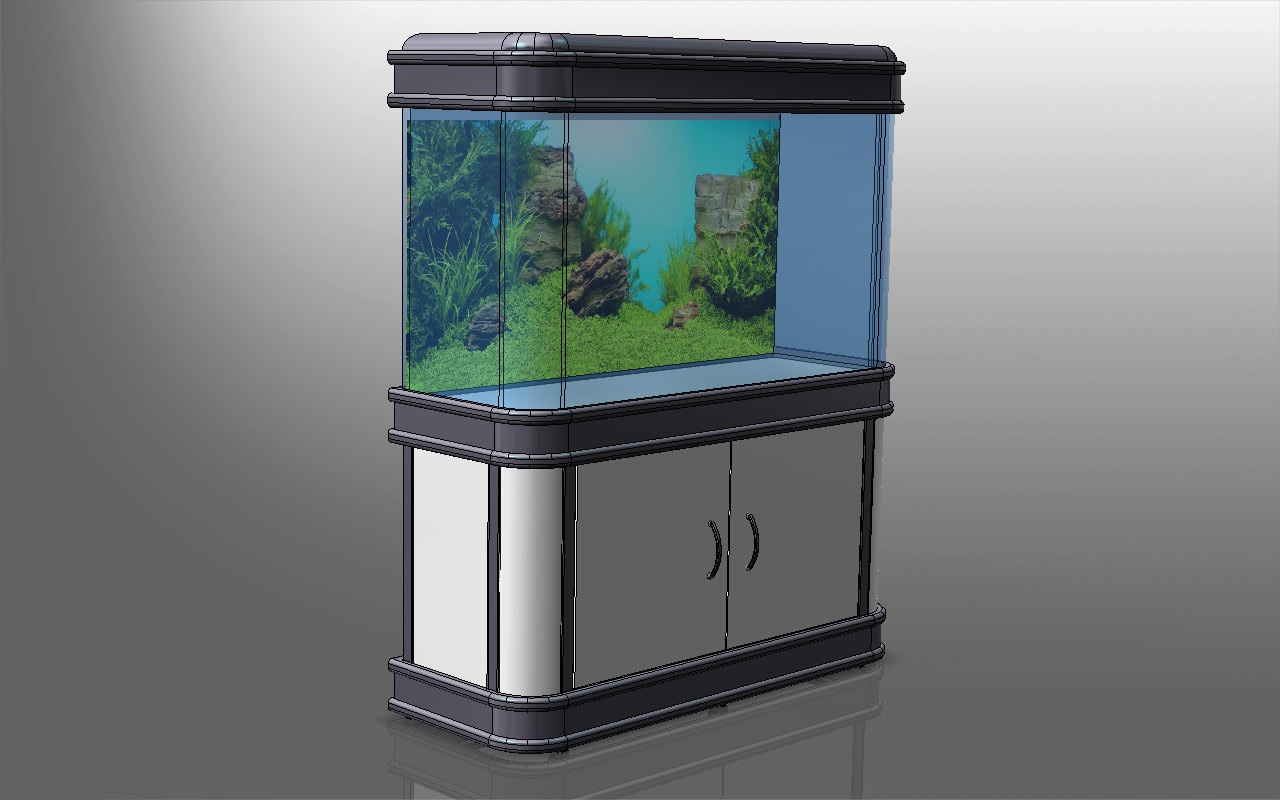 Aquarium 3d Model In Household Items 3dexport