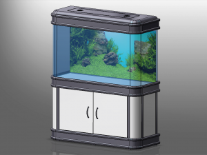 aquarium 3Dモデル