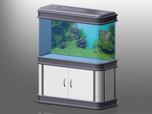 aquarium 3Dモデル
