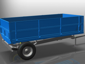 tipper trailer 3D Model