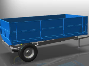 ダンプトレーラー 3Dモデル