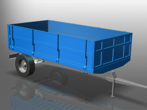 tipper trailer 3D मॉडल
