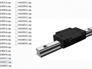 lineer slide 3D Model