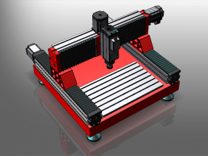 cnc router Modello 3D