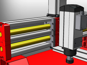cnc router Modello 3D