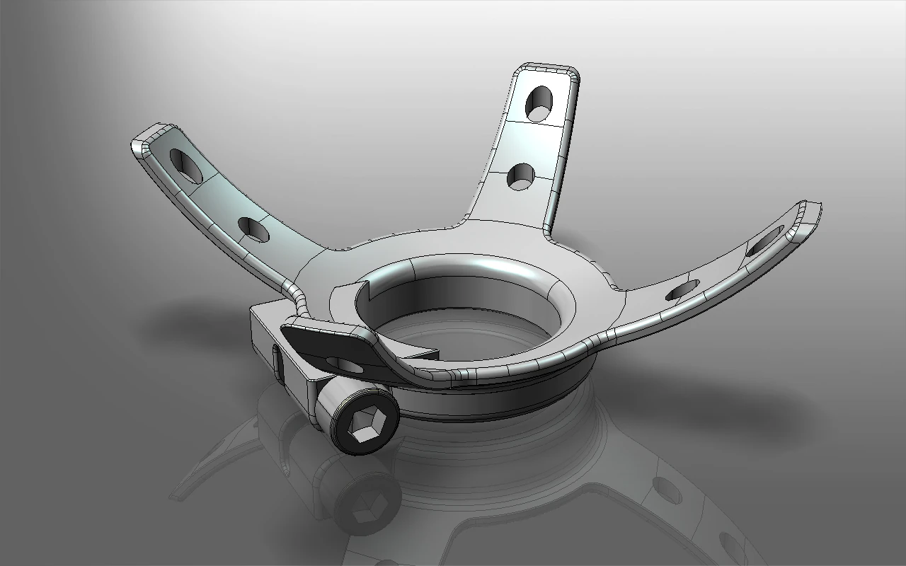 prosthetic leg holder 3D Model .c4d .max .obj .3ds .fbx .stl .blend
