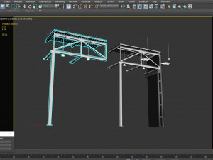 modular warehouse pavilion interior Model 3D