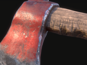 fire axe Modelo 3D