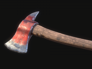 fire axe Modelo 3D