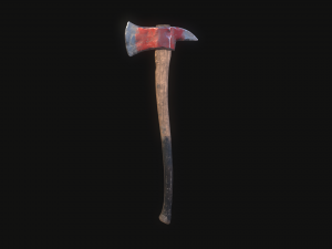fire axe Modelo 3D