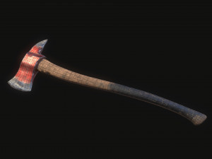 fire axe Modelo 3D