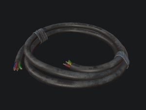 Cable Coil 3D 모델