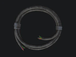 Cable Coil 3D Model