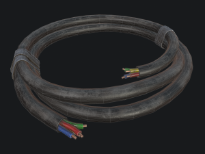 Cable Coil Model 3D