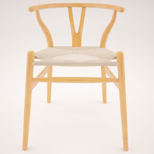 wishbone chair Modelo 3D .c4d .max .obj .3ds .fbx .stl .blend 