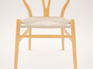 wishbone chair 3D 모델