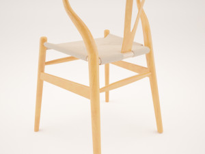 wishbone chair Modelo 3D