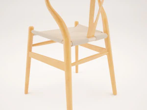 wishbone chair 3D Model