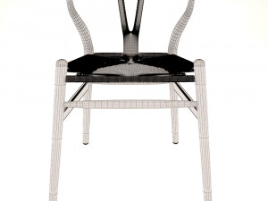 wishbone chair Modelo 3D