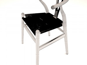 wishbone chair Modelo 3D