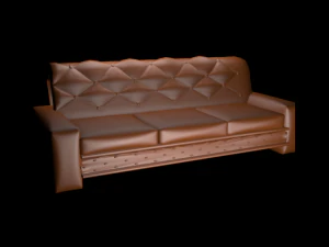 소파 3인용 3D 모델