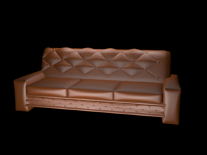sofa 3 seater 3D Model