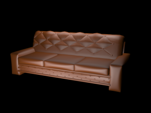 sofa 3 seater 3D Model