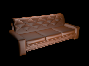 sofa 3 seater 3D Model