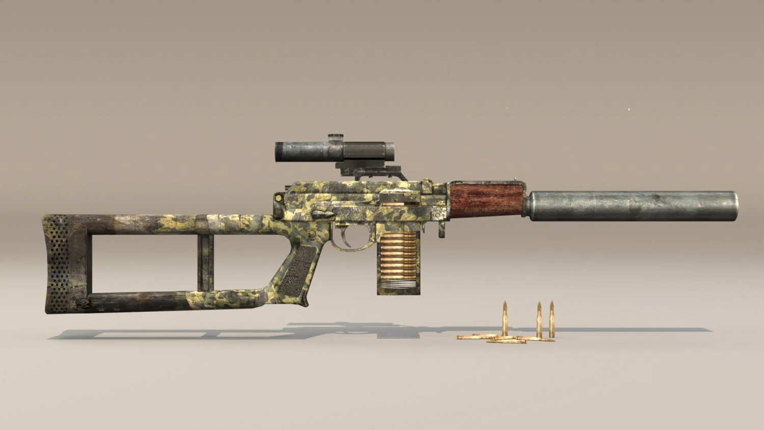 atirador Modelo 3D .c4d .max .obj .3ds .fbx .stl .blend 