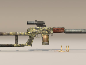 sniper 3D Model