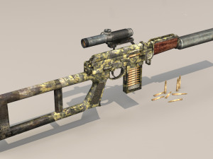 sniper 3D-Modell