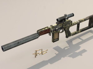 sniper 3D-Modell