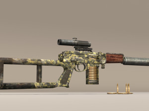 sniper 3D-Modell