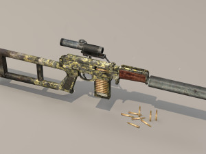 sniper 3D-Modell