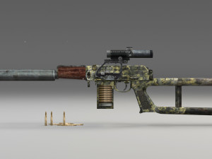 sniper 3D-Modell
