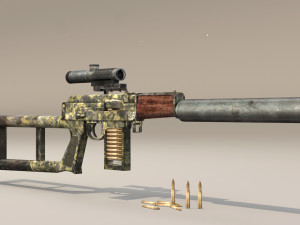 sniper 3D-Modell