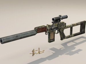 sniper 3D-Modell