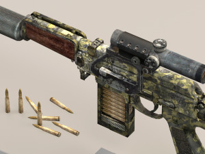 sniper 3D-Modell