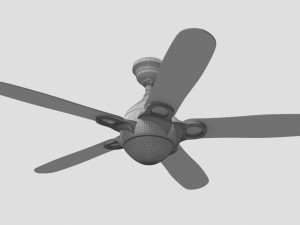 hunter lugano fan 3D मॉडल