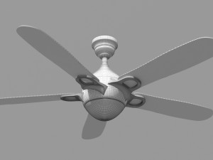 hunter lugano fan 3D मॉडल