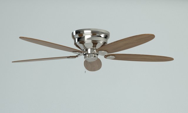hunter lowprofle fan 3D Модель .c4d .max .obj .3ds .fbx .stl .blend 
