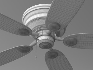 hunter lowprofle fan 3D Модель