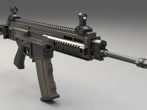cz805 bren low-poly Model 3D